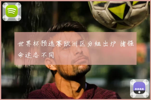 世界杯预选赛欧洲区分组出炉 诸强命运各不同