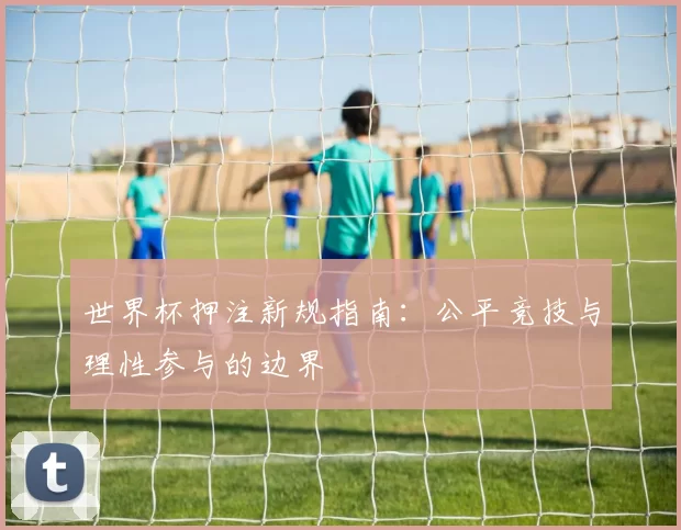 世界杯押注新规指南:公平竞技与理性参与的边界