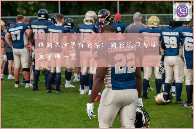线购买世界杯彩票：购彩流程与注意事项一览