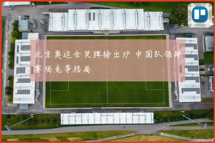 北京奥运会奖牌榜出炉 中国队领跑赛场竞争格局